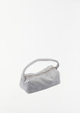 Small Leather Handle Bag — Grey