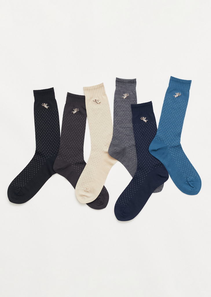 Angel Socks — Medium Grey