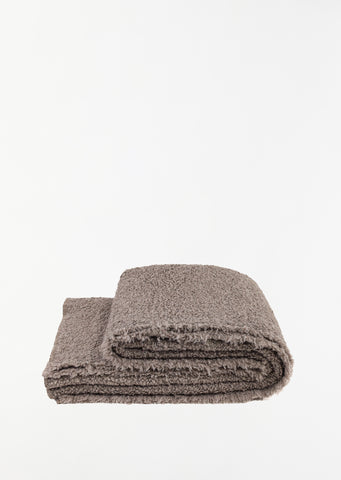 Kurlisuri Alpaca Wool Throw — Dark Grey