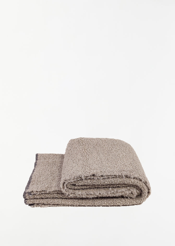 Kurlisuri Alpaca Wool Throw — Light Grey