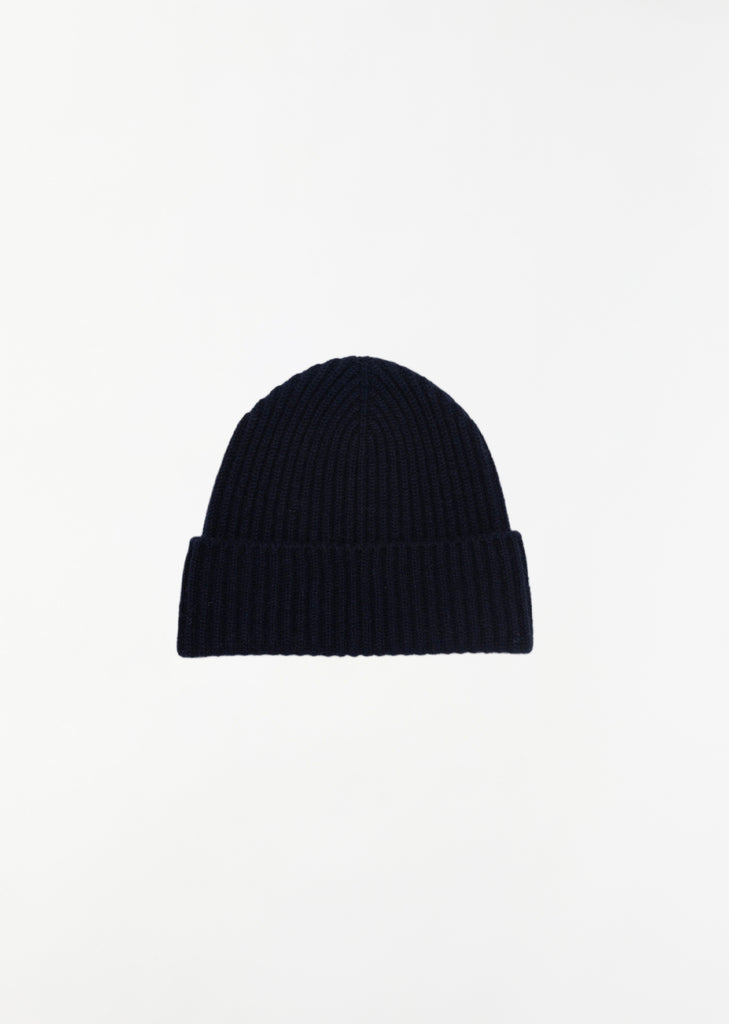 Lounge Beanie — Blue Black