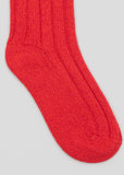 Lounge Socks — Crimson