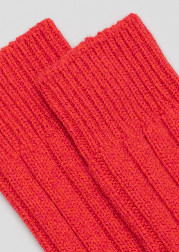 Lounge Socks — Crimson