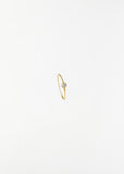 One Stone Hoop Earring 02