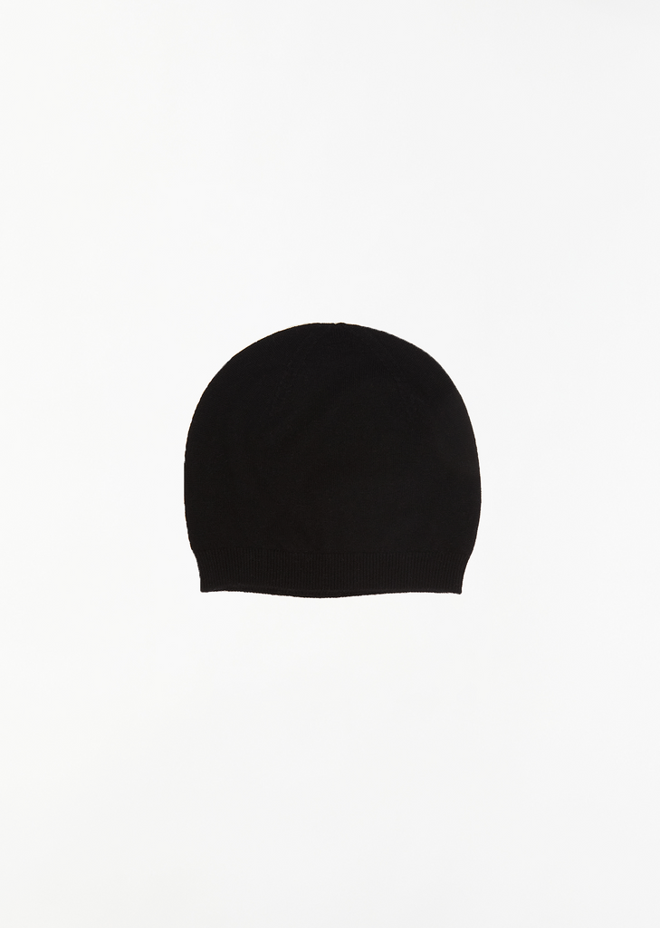 Archie Wool Cashmere Beanie — Black