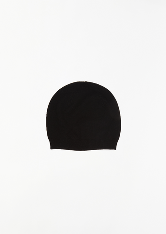 Archie Wool Cashmere Beanie — Black