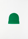 Lounge Ribbed Beanie — Emerald
