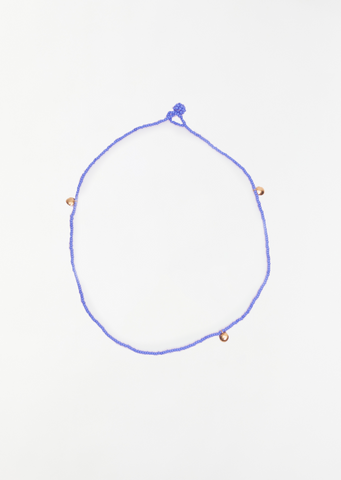 Sayulita 3 Dangling Necklace — Lavender Blue