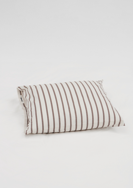 Tekla Percale pillow sham 40×80 2つセット Queen Percale Pillow Sham — Hopper Stripes – La Garçonne