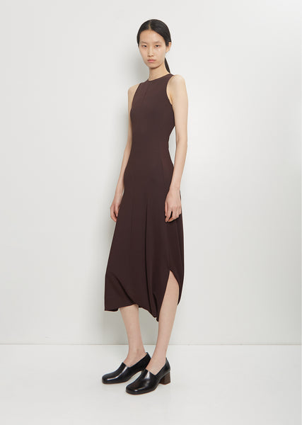Viscose Silk Twisted Hem Dress – La Garçonne