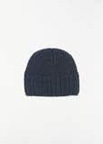 Paula Cashmere Hat — Dark Denim