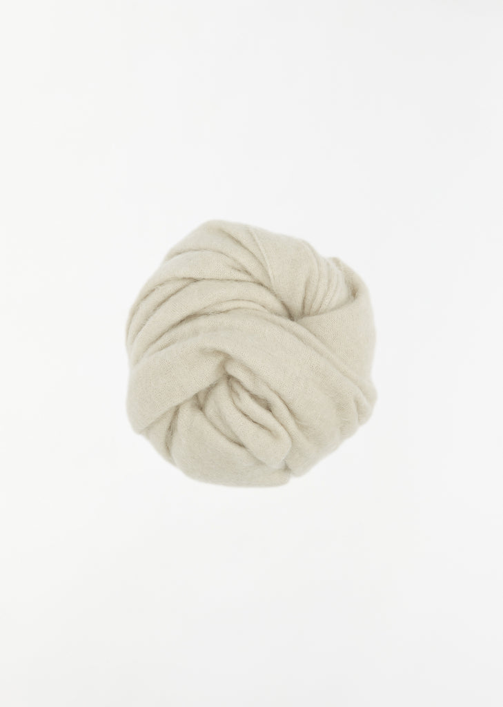 Cashmere Stole — Heather Oatmeal