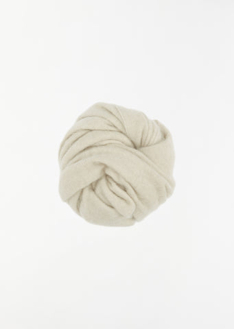 Cashmere Stole — Heather Oatmeal