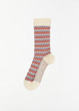 Poko Poko Square Socks — Light Beige
