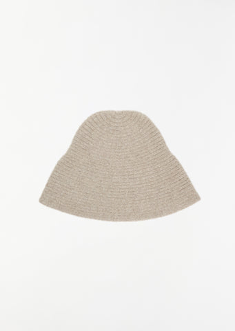 Rib Bell Hat — Granite