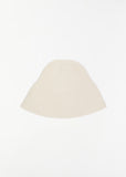 Rib Bell Hat — Raw White