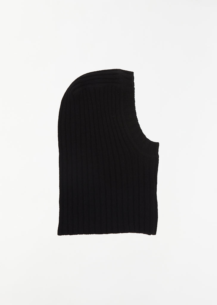 Ribbed Lamb Wool Balaclava