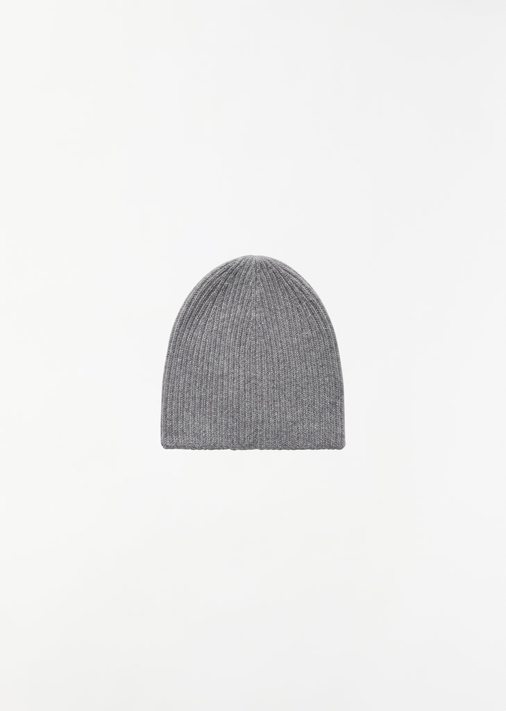 Ribbed Cashmere Beanie
