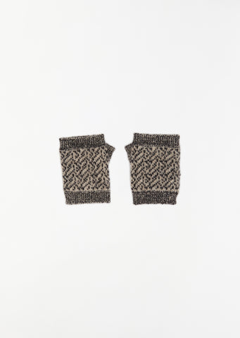 Rockers Fingerless Gloves — Blocked/ Light Coloured