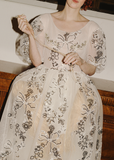 Puff Sleeve TuTu Dress