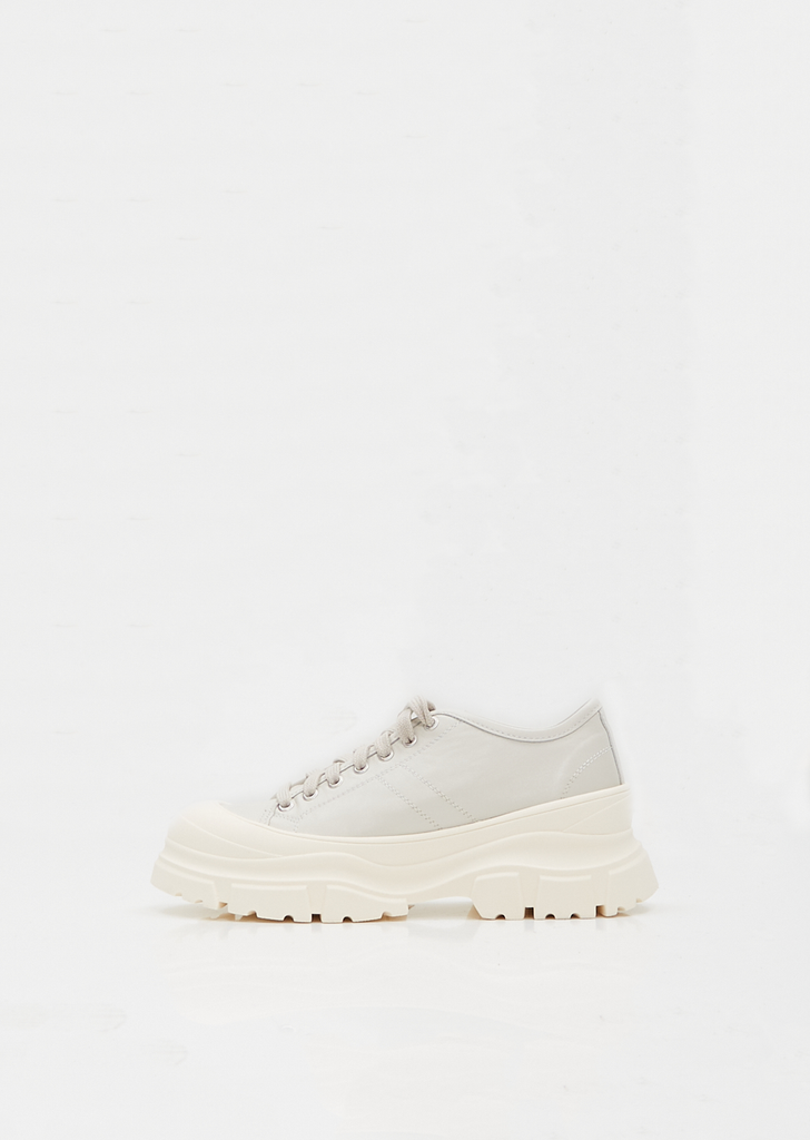 Feat Leather Sneakers — Cloud