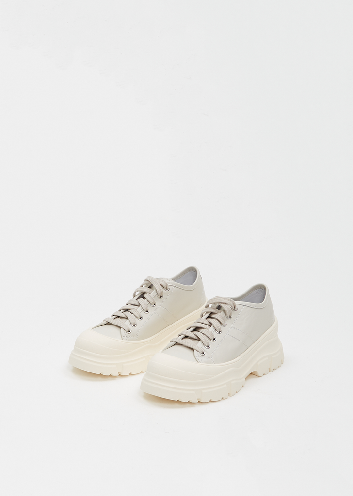Feat Leather Sneakers — Cloud