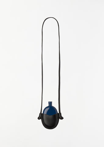 Flask Necklace - Black/Navy