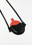 Flask Necklace - Black/Orange