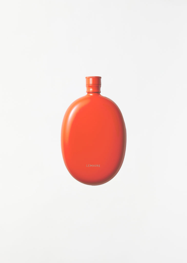 Flask Necklace - Black/Orange