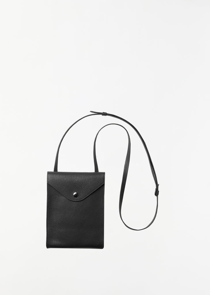 Envelope with Strap — Black