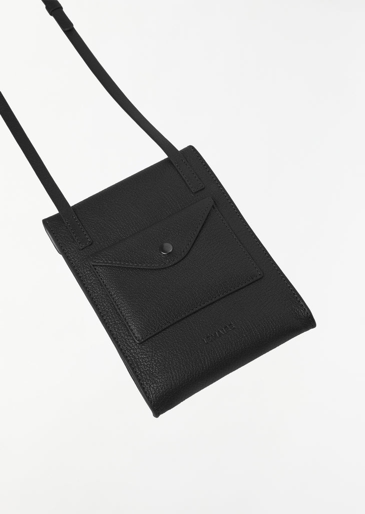 Envelope with Strap — Black