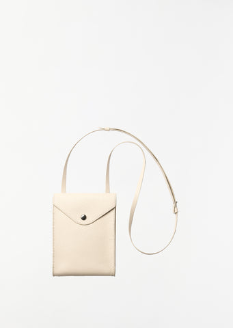 Envelope with Strap — Light Cream