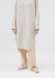 Cotton Poplin Night Shirt — Hopper Stripes