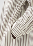 Cotton Poplin Night Shirt — Hopper Stripes