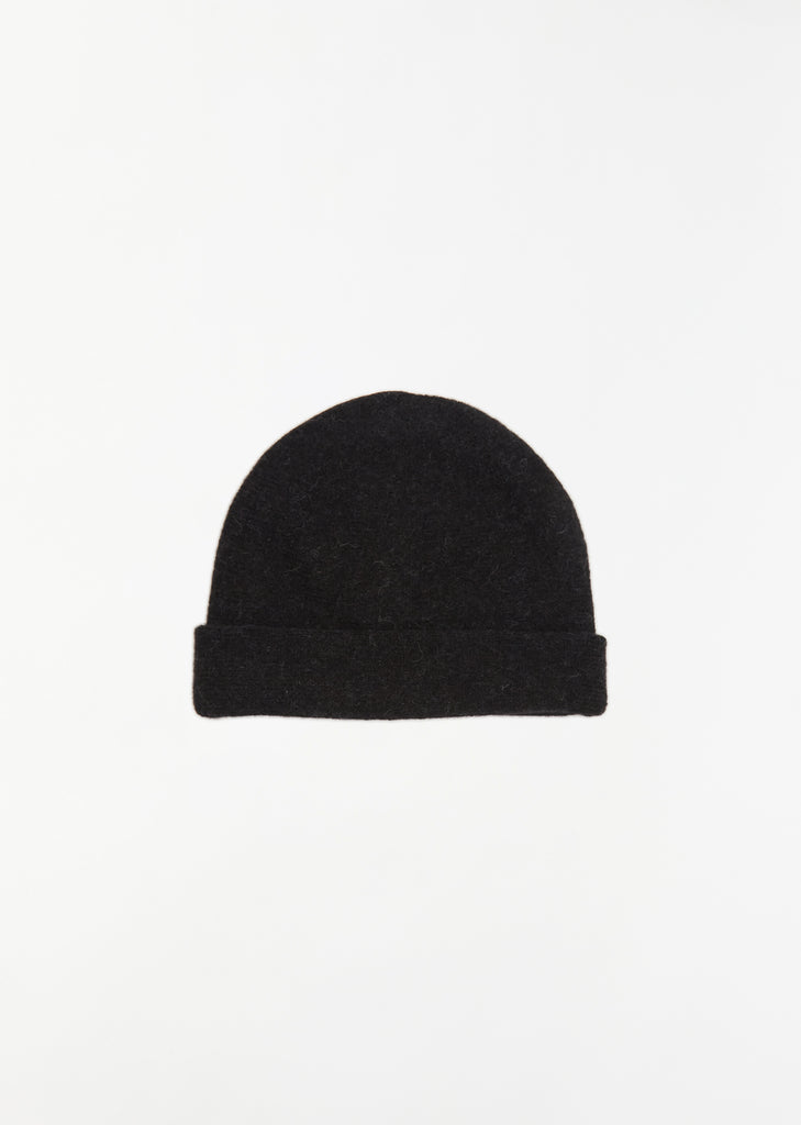 Soft Beanie — Black Melange