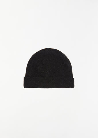 Soft Beanie — Black Melange