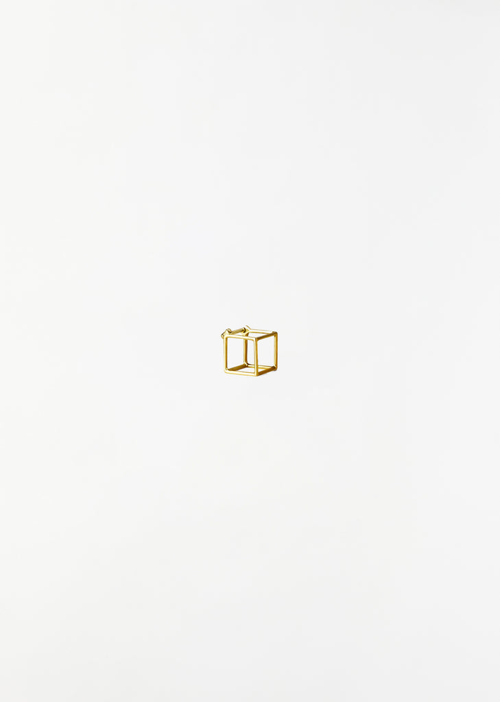 Square Earring 7 YG