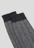 Tipped Socks — Siberian Grey