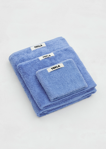 tekla wash cloth ブルー Washcloth set of 5 | Tekla Fabrics