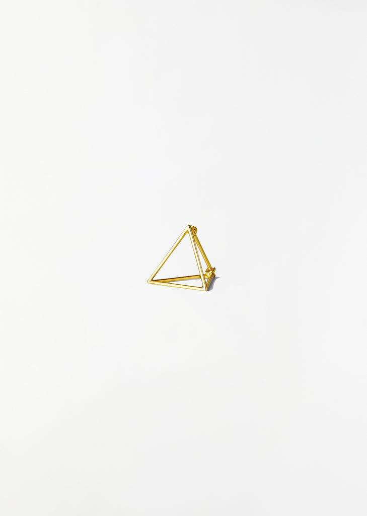 Triangle Earring 15 YG