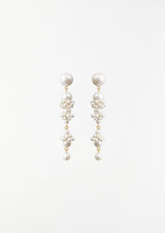Tulipe Perle Earrings, Pair