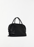 Agnes Saddle Leather Bag — Black Ans