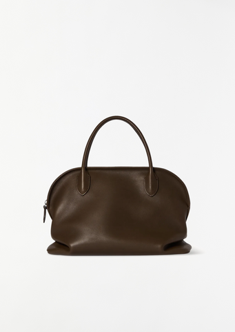 Agnes Leather Bag — Deep Brown