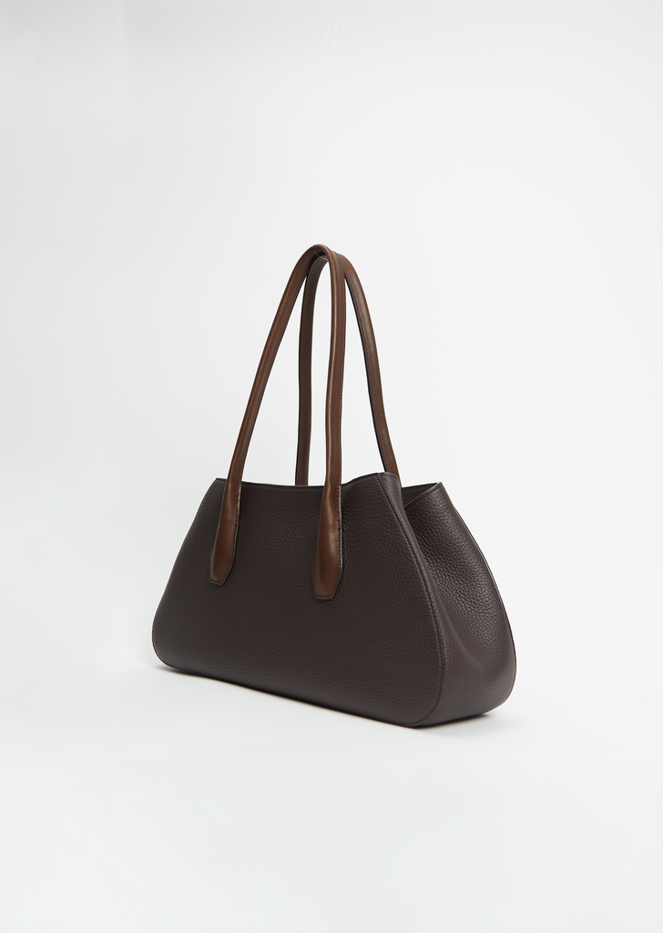 Alger Leather Shoulder Bag — Dark Brown Ans
