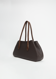 Alger Leather Shoulder Bag — Dark Brown Ans