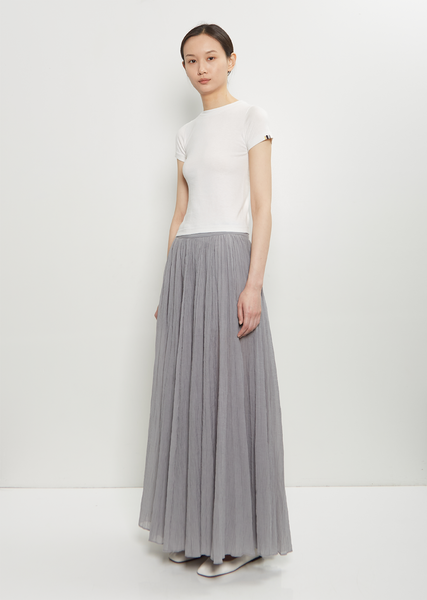 n°292 America Cotton Cashmere Top — Snow – La Garçonne