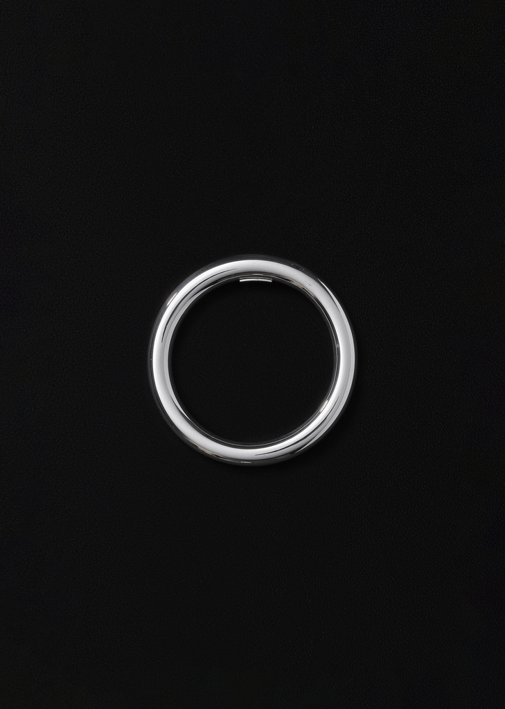 Silver Classic Circle Bangle
