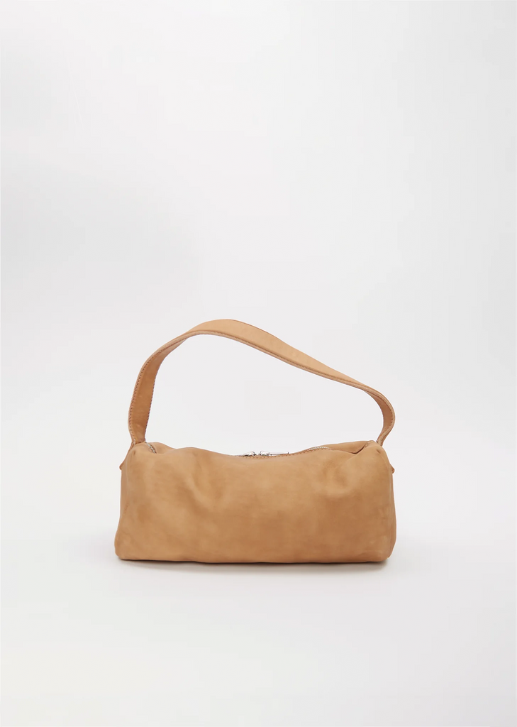 Handle Bag, Small — Beige