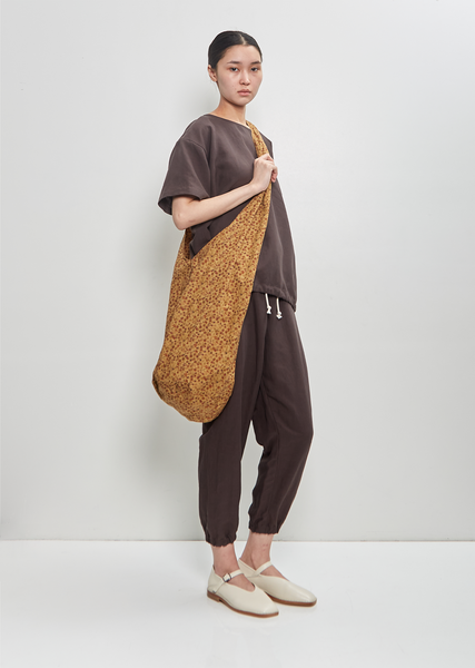 Bibi Perforated Lamb Leather Bag in Jaune