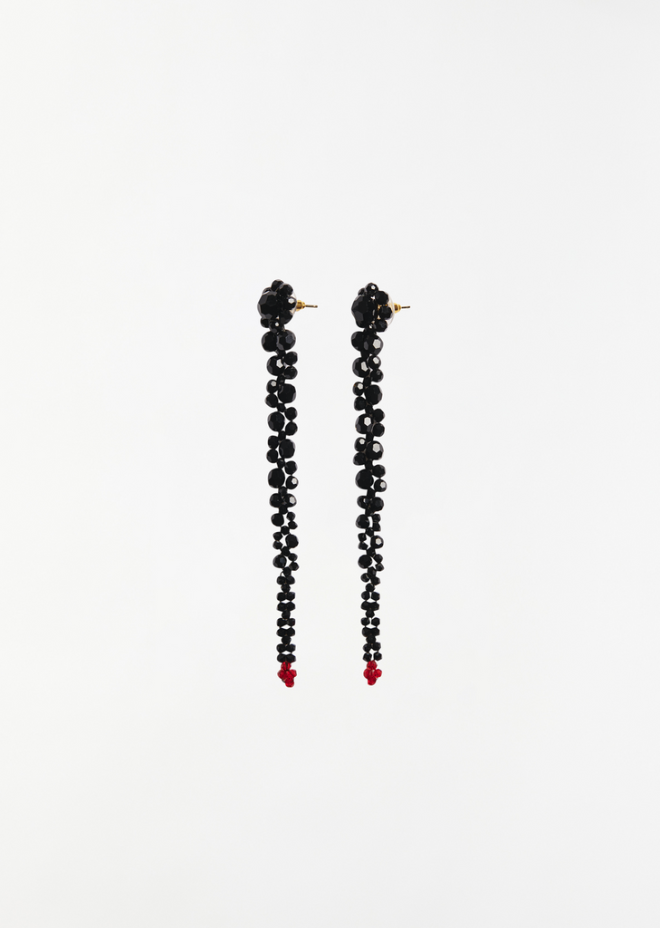 Drip Earrings — Jet Ombre
